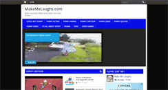 Desktop Screenshot of makemelaughs.com