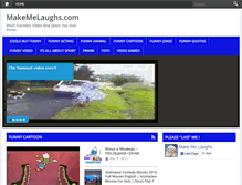 Tablet Screenshot of makemelaughs.com